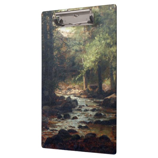 樹木が茂った流れ クリップボード (左)