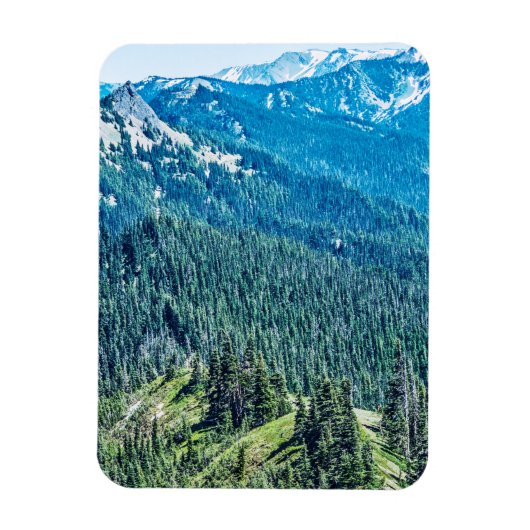 樹木と畝 マグネット (縦)