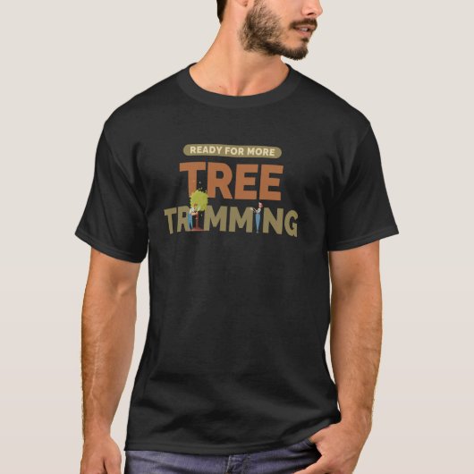 樹木のトリミング樹木採石師ツリードクター Tシャツ (正面)