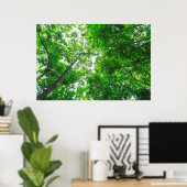 樹木の上方表示 ポスター (ホームオフィス)