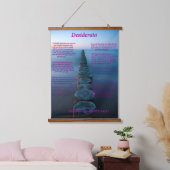 樹木の多いパイロンを持つシービュー海 吊り下げ型タペストリー (寝室)