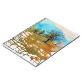 樹木の景観水彩画 ノートブック (左側)