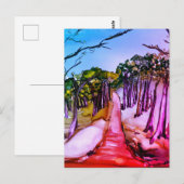 樹木の林 ポストカード (正面/裏面)