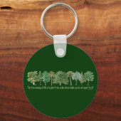 樹木の植林 キーホルダー (正面)