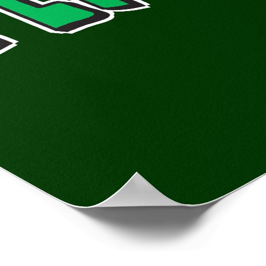 樹木の植林 ポスター (角)