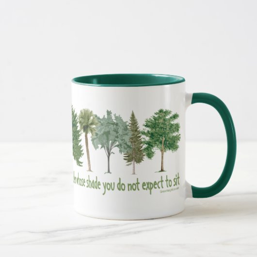 樹木の植林 マグカップ (右)