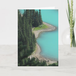 樹木の水の風景 カード