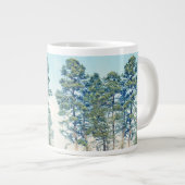 樹木の立ち並び ジャンボコーヒーマグカップ (正面右)