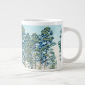 樹木の立ち並び ジャンボコーヒーマグカップ (右)