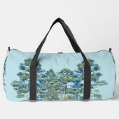 樹木の立ち並び ダッフルバッグ (正面)