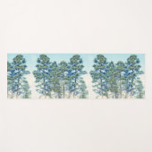 樹木の立ち並び ヨガマット (正面(横))