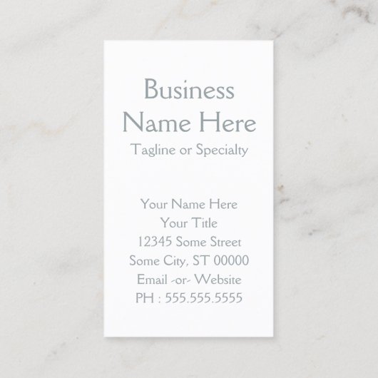 樹木の肢氷柱 名刺 (裏面)