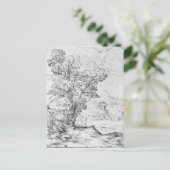 樹木の茂った風景 ポストカード (スタンド正面)