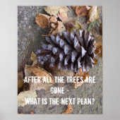 樹木の野生動物のポスター自然保存動物 ポスター (正面)