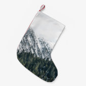 樹木の風景写真 スモールクリスマスストッキング (正面 (吊り時))