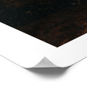 樹木の風景(油オンパネル) ポスター (角)