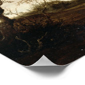 樹木の風景(油オンパネル) ポスター (角)