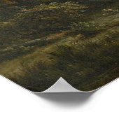 樹木の風景、Meindert Hobbemaファインアートポスター ポスター (角)