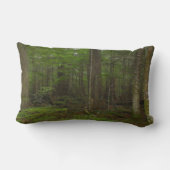 樹木グリーンフォレストアースデイ自然アート ランバークッション (裏面)