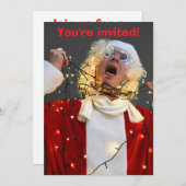 樹木トリミングパーティの招待状 セーブザデート (正面/裏面)