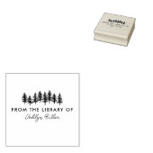 樹木パーソナルライブラリブックスタンプ ラバースタンプ (押印)