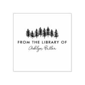 樹木パーソナルライブラリブックスタンプ ラバースタンプ (インプリント)