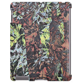 樹木付きフローラ花模様のデジタルアート iPhone 13ケース