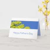 樹木医グリーンリーフ 父の日 カード (黄色い花)