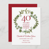 樹木園の樹齢40周年を迎える 案内ポストカード (正面/裏面)