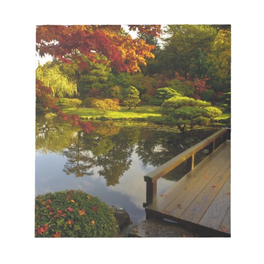 樹木園、日本庭園、シアトル、ワシントン州、 ノートパッド (正面)