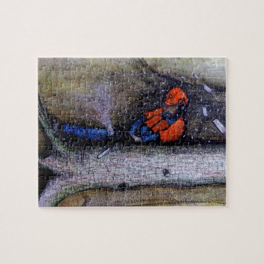 樹木外科医ハスクヴァルナ ジグソーパズル (横)