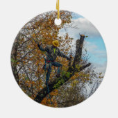 樹木外科医 セラミックオーナメント (裏面)