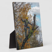 樹木外科医 フォトプラーク (側面)