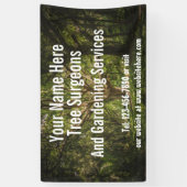 樹木外科医・園芸業 横断幕 (縦)