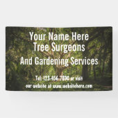 樹木外科医・園芸業 横断幕 (横)