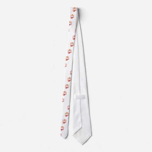 樹木外科専門家の育樹専門家の庭師のチェーンソー ネクタイ (裏面)