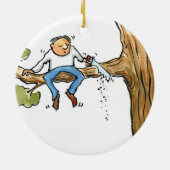 樹木外科専門家 セラミックオーナメント (裏面)