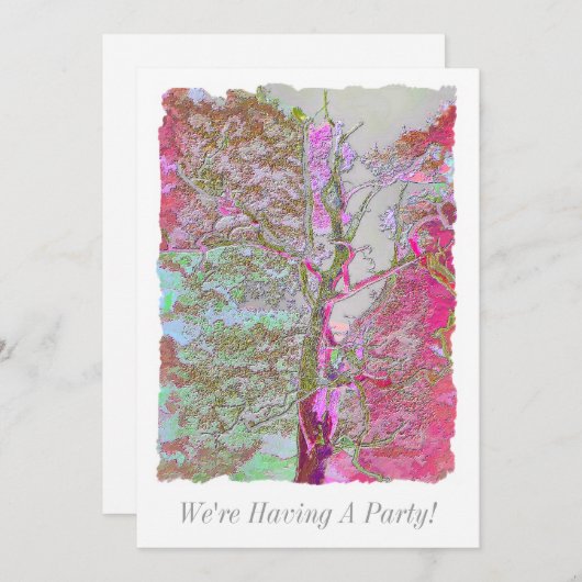 樹木招待状 (正面/裏面)