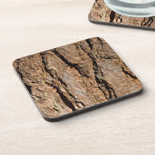 樹木樹皮コースター コースター (左側)