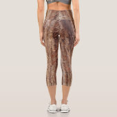 樹木樹皮 カプリレギンス (裏面)