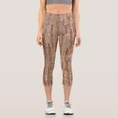 樹木樹皮 カプリレギンス (正面)