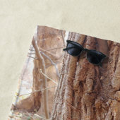 樹木樹皮 ビーチタオル (インサイチュ)