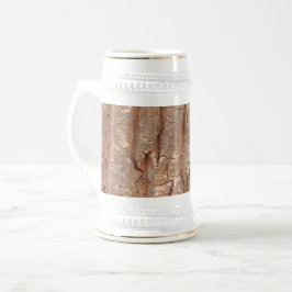 樹木樹皮 ビールジョッキ