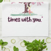 樹木眼底引用文 キッチンタオル (折り畳み)