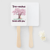 樹木眼底引用文 ハンドファン (正面&裏面)