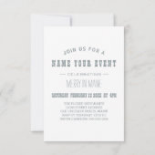 樹木肢氷柱 招待状 (裏面)