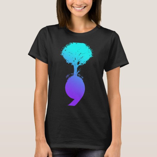 樹木自殺予防意識 Tシャツ (正面)