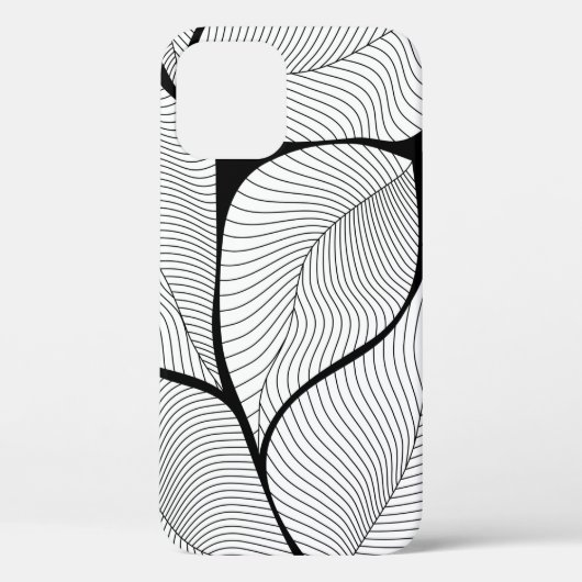 樹木葉の背景パターン Case-Mate iPhoneケース (裏面)