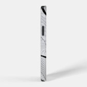 樹木葉の背景パターン iPhoneケース (右側面)