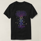 樹木遺伝学植物 Tシャツ (デザイン正面)